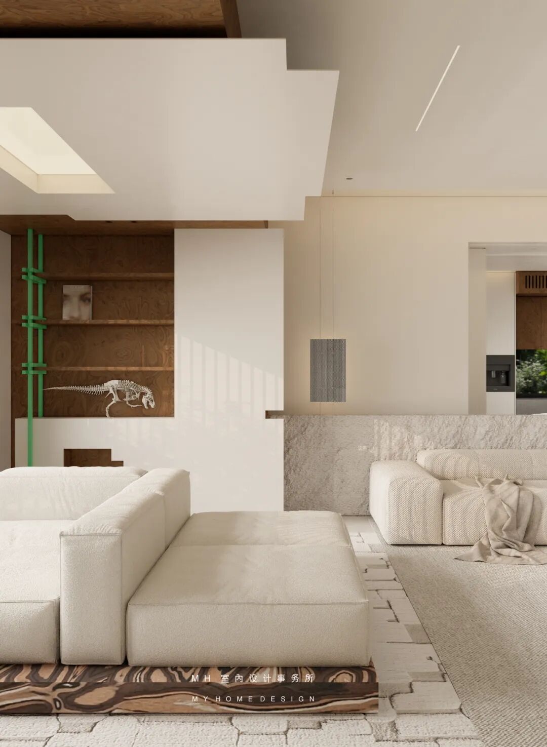 【首发】MH设计新作：自由·归属▏当代豪宅的极简艺术，让生活更有腔调-68