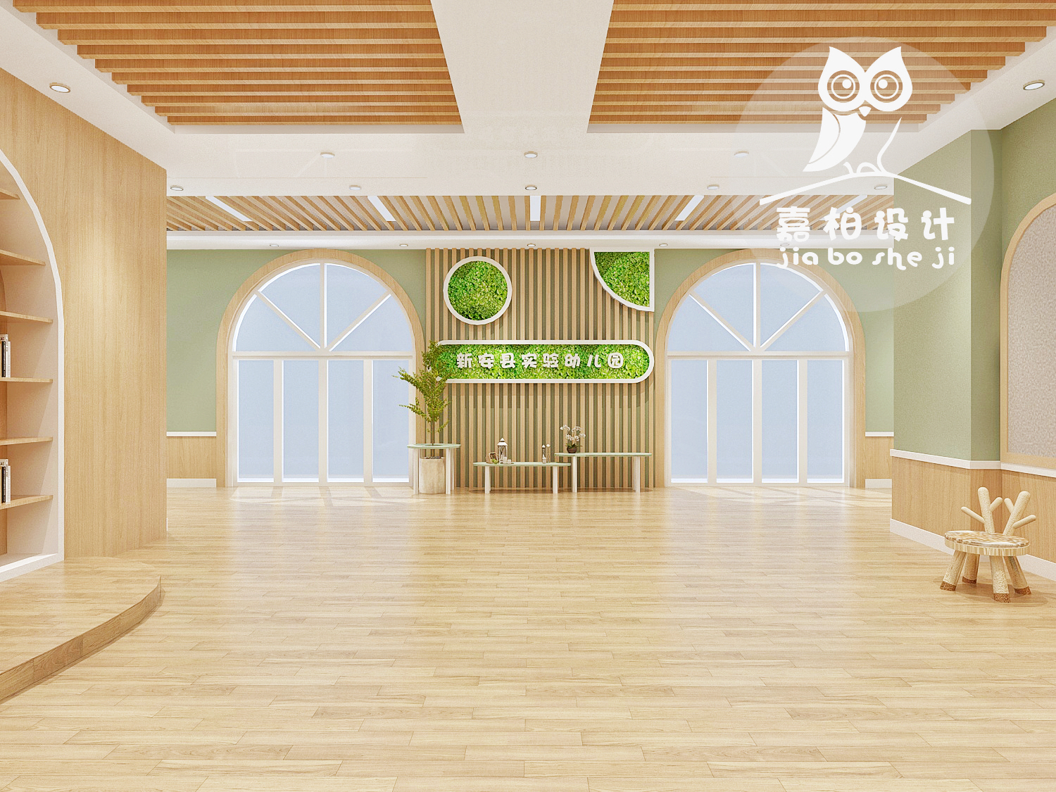 新安县实验幼儿园室内设计丨中国河南丨嘉柏儿童空间设计研究所-27
