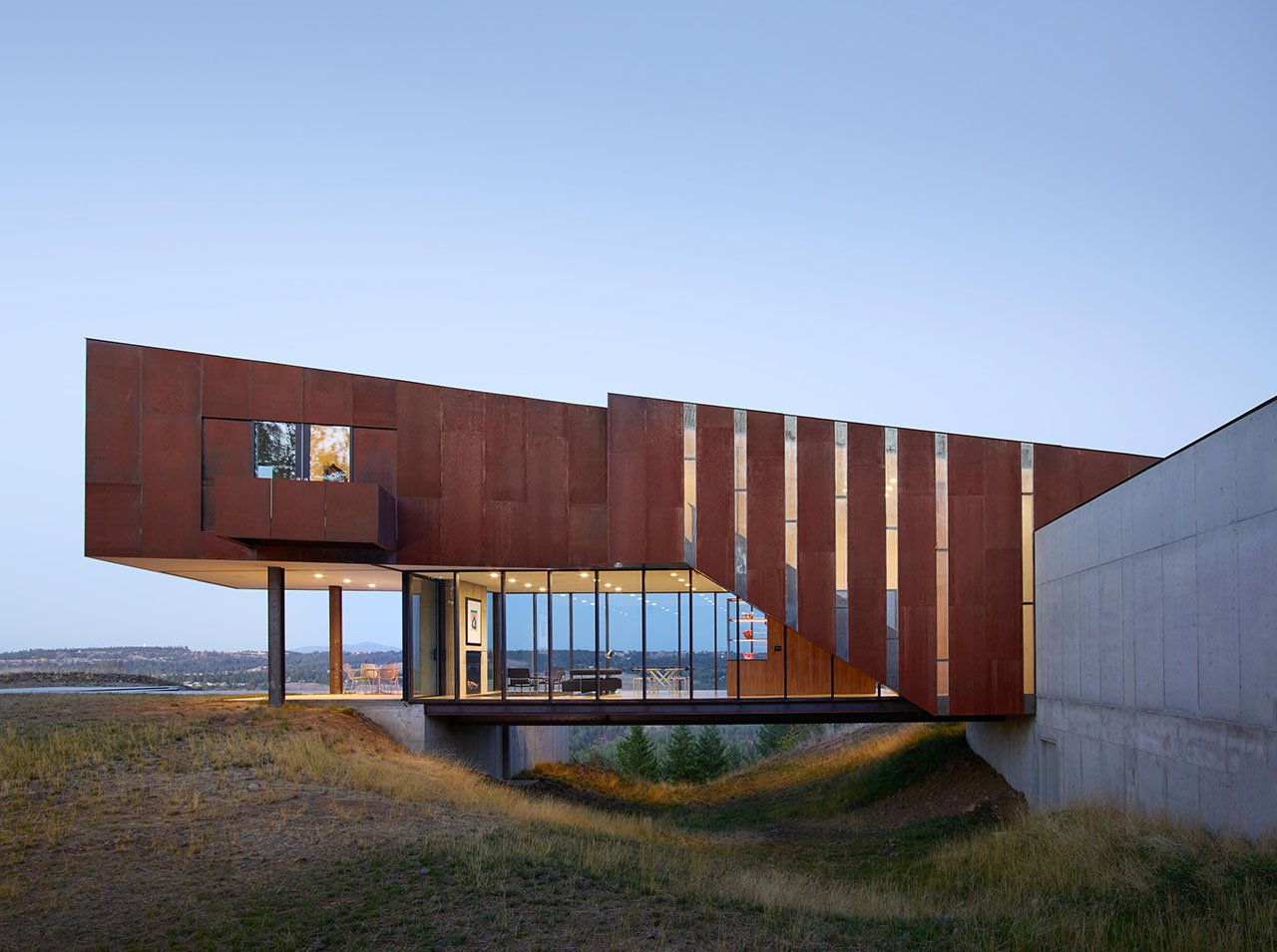 Artful Natural Living at Rimrock, a Private Home in Washington by Olson Kundig Architects-18
