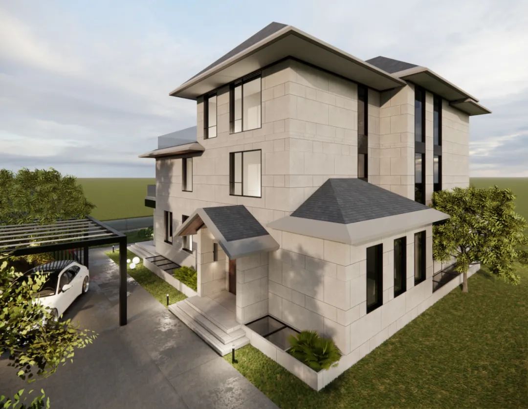 杭州富春江花苑奢华私人别墅豪宅 住宅设计丨中国杭州丨OTL 本体建筑空间设计-44