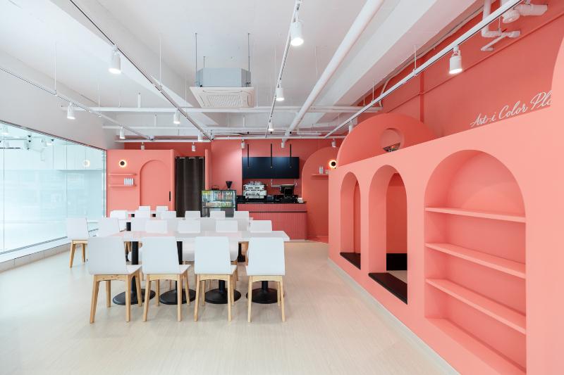 45 平米儿童咖啡厅 色彩游戏空间-9