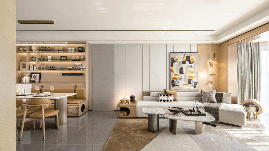 中交湖海大观智慧样板房丨中国金华丨深圳市派尚环境艺术设计有限公司-3