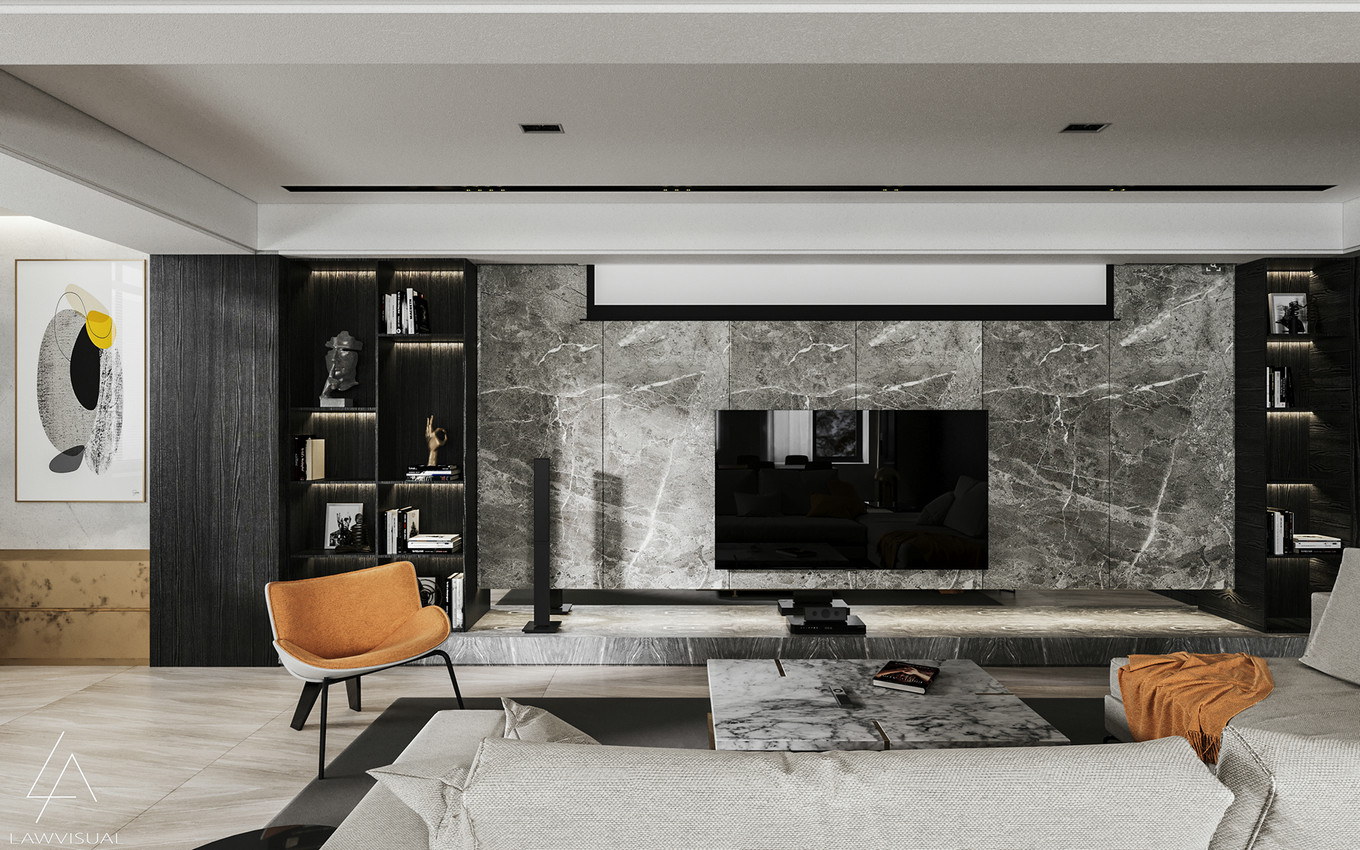 简约时尚的办公空间设计-0