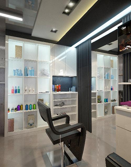 50平米美容沙龙设计项目（现代风格  莫斯科）丨俄罗斯莫斯科-12