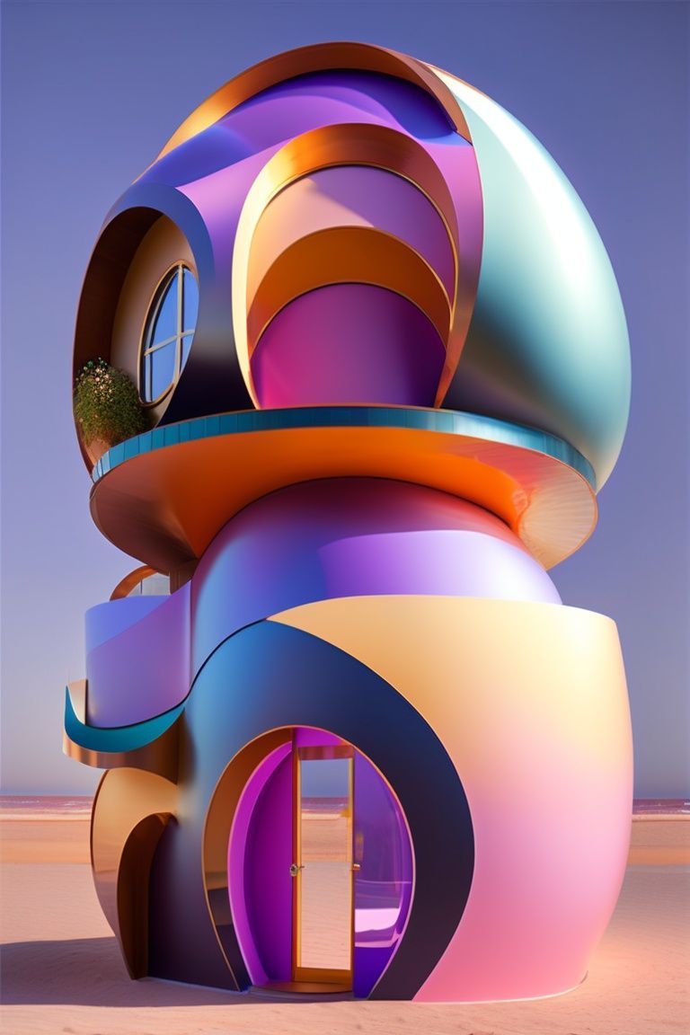 不同建筑师风格的芭比之家设想丨未实际设计,涉及Le Corbusier等多位建筑师-23