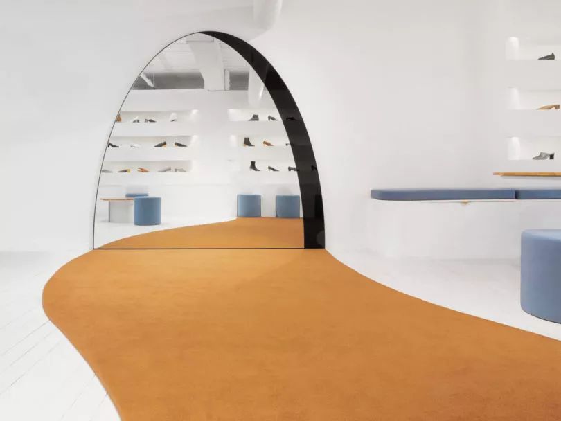 纽约 Gray Matters 鞋履品牌复合空间设计-3