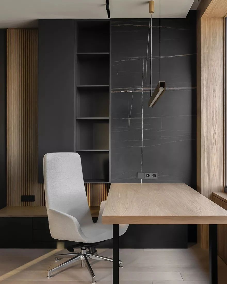 新婚夫妇的 105㎡简约空间设计丨Elena Lyakina-21