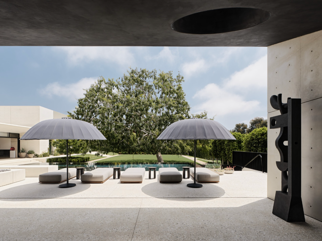 混凝土别墅设计丨美国洛杉矶丨asastudio,Kelly Wearstler-79