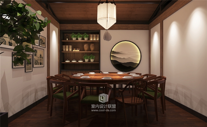 杭州品尚设计-西宁绿茶餐厅设计-16
