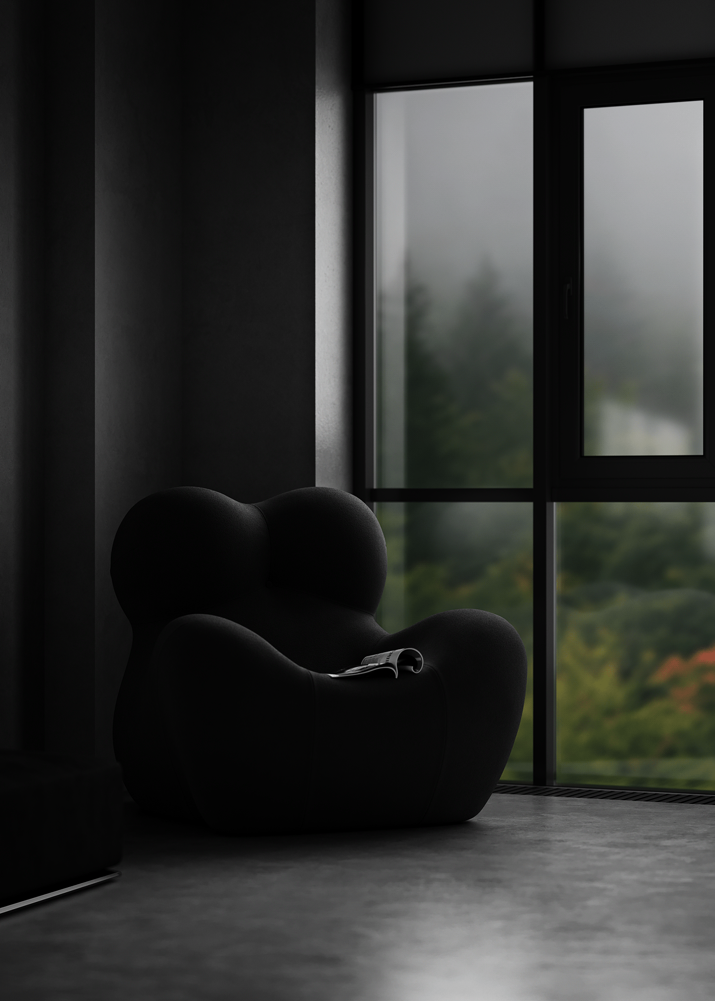 130平 高级黑色系空间，超赞！-33