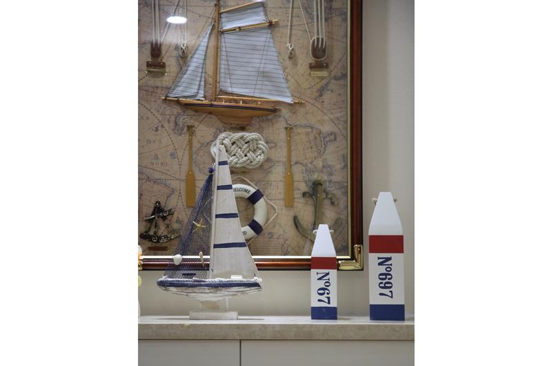 地中海风情 | 华西星辉 80.6㎡平层海景房设计-4