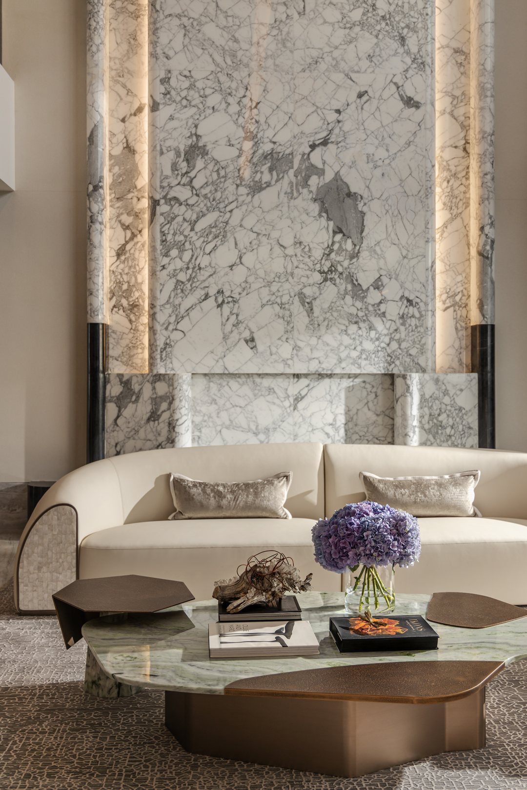 奥迅X新作｜流动艺术馆一826㎡顶层复式豪宅设计-42