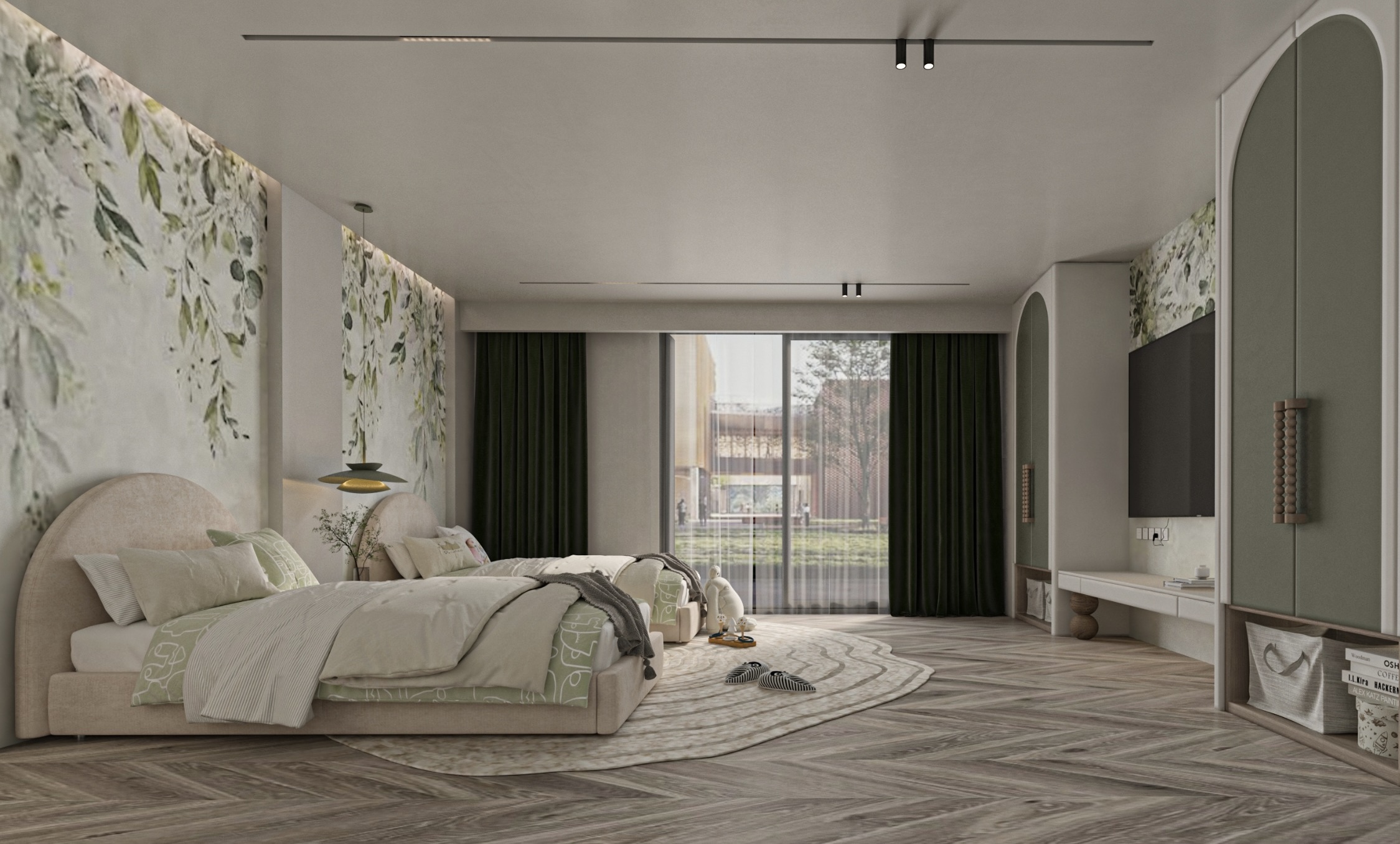 Serene twin bedroom-5