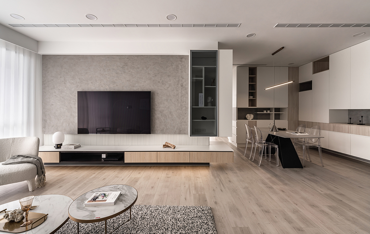 家装设计案例鉴赏——裸色轻熟简约质感居所-2