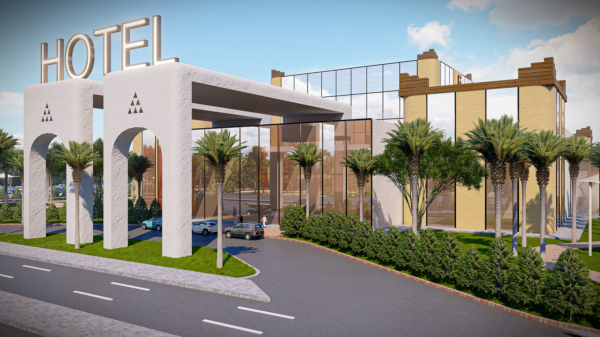 Commercial complex and fuel station project-18