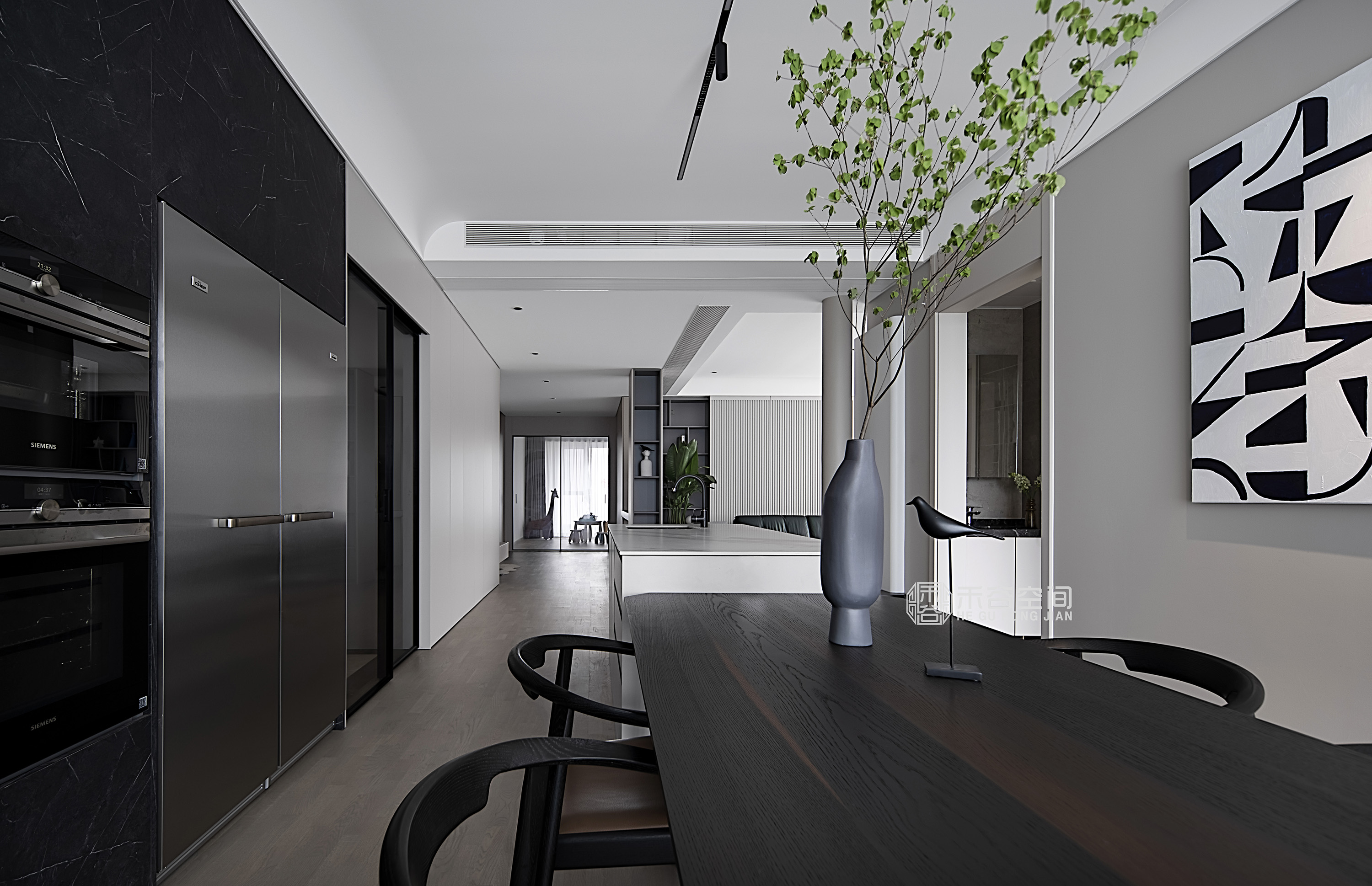 现代简约大平层丨中国合肥丨禾谷空间设计-10