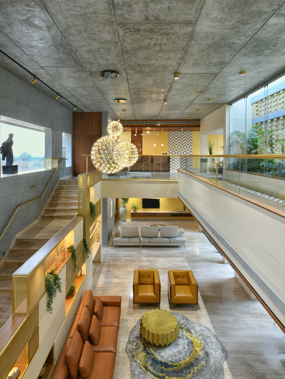 砖面具的房子 · 印度 Hyderabad 的退休住宅设计丨Baba Sashank,Vindhya Guduru-50