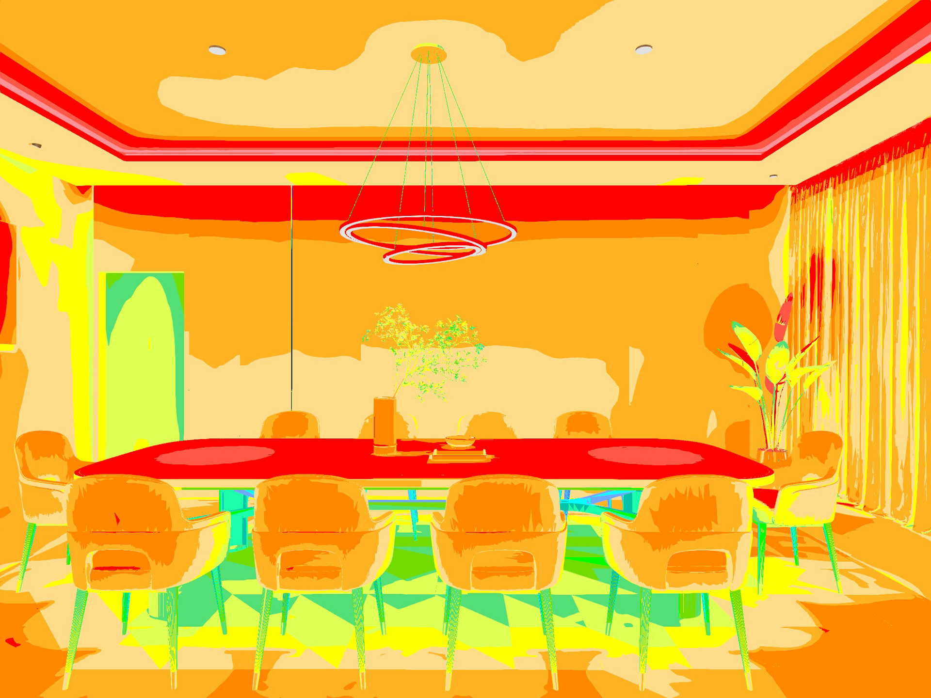 DINING ROOM,ABL ALTB  KUWAIT 照明设计项目-5