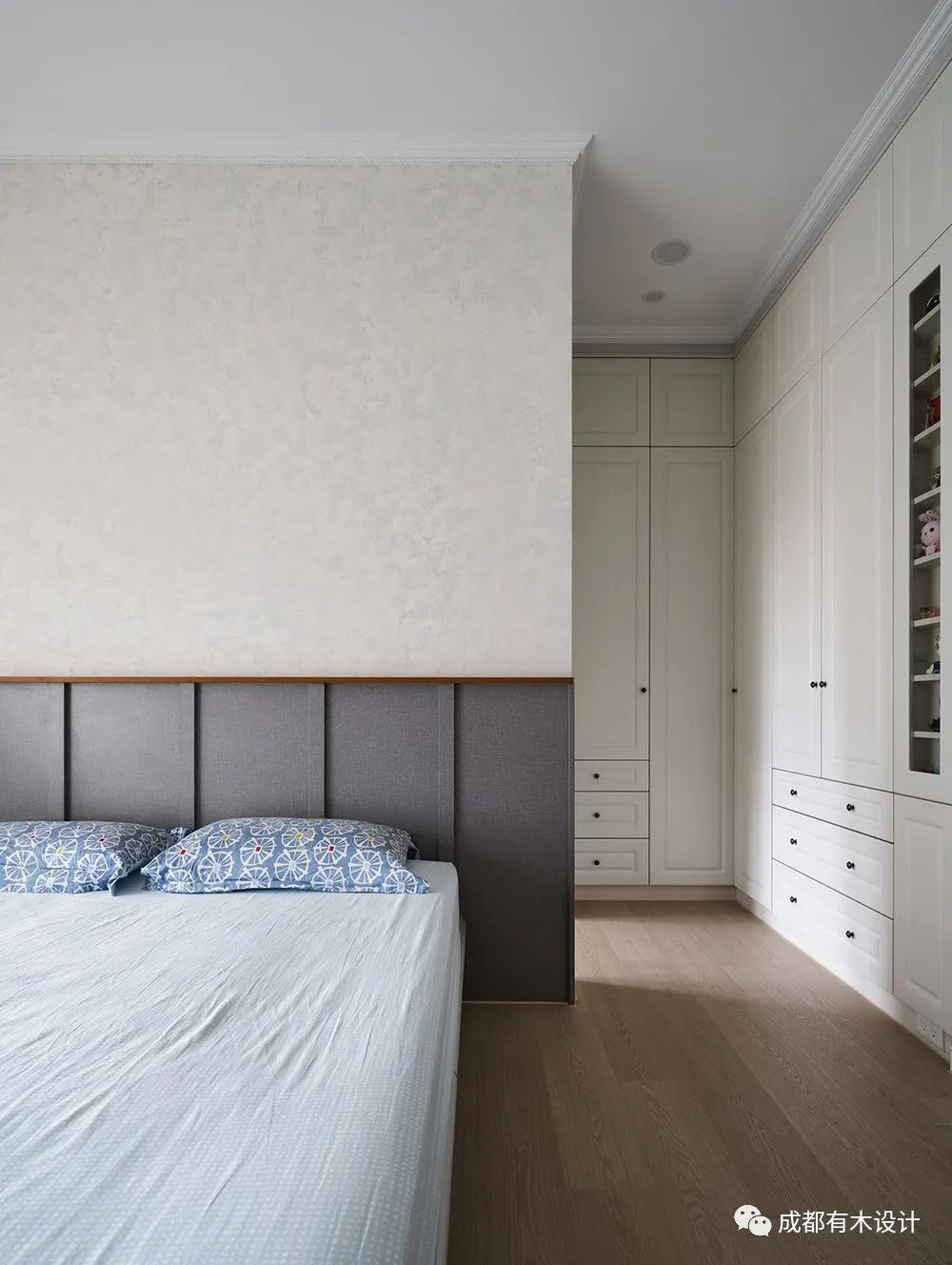 现代乡村风淡紫铃兰花色家邸设计丨欧德-24