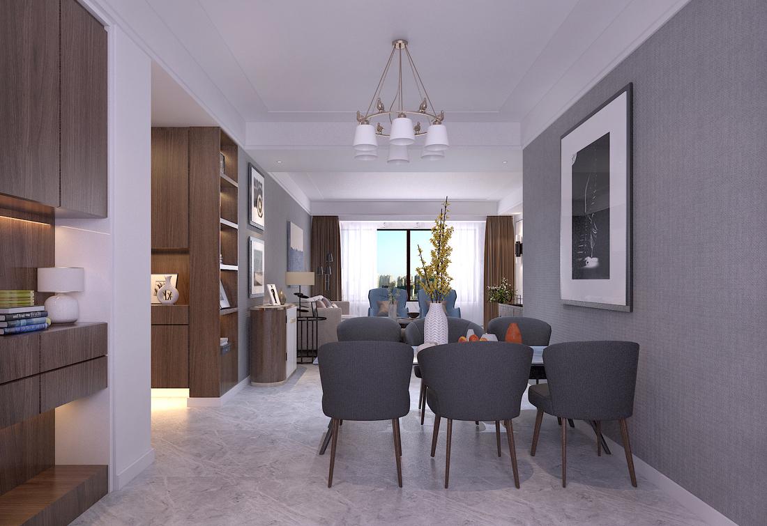 
现代简约风格三口之家 -2