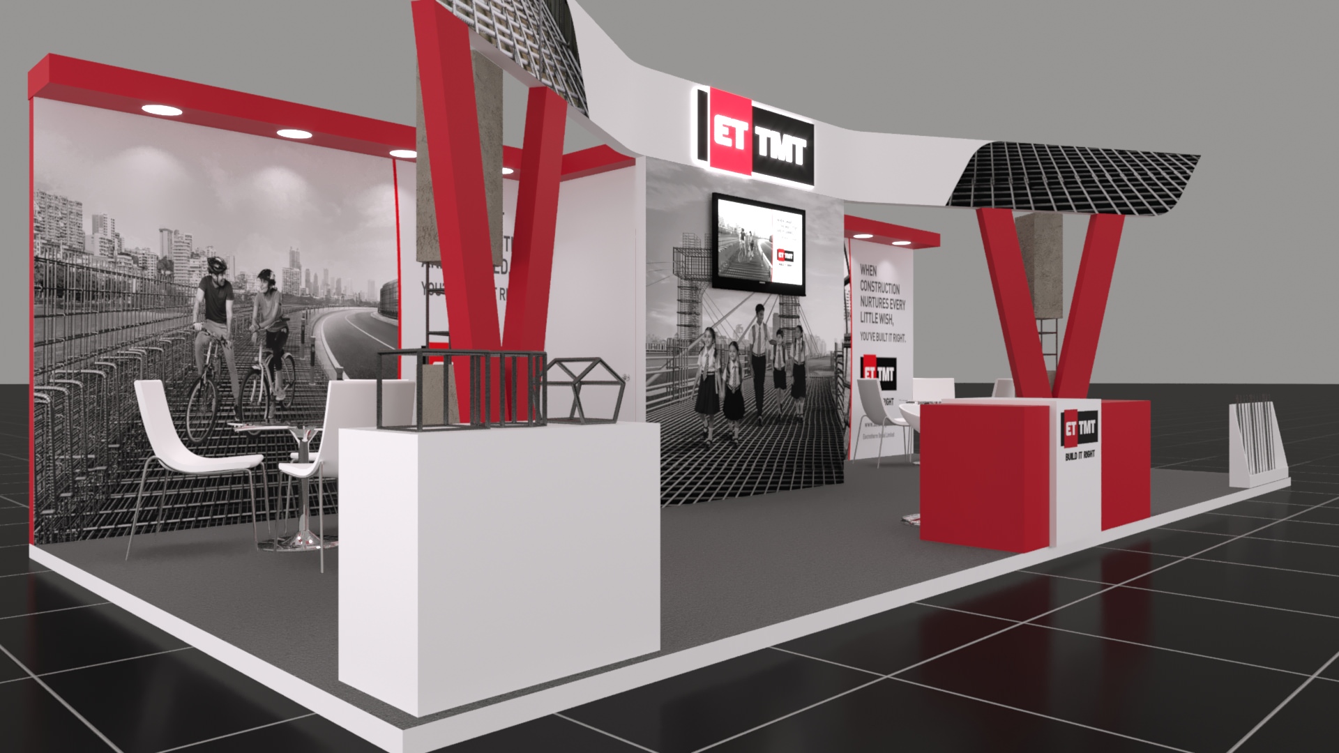 ET TMT Stall Design for Credai Expo-5