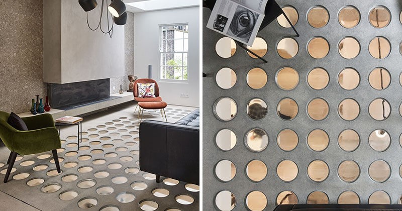 Andy Martin：房子的地板充满了玻璃圆可以让光线穿过下面的地板-0