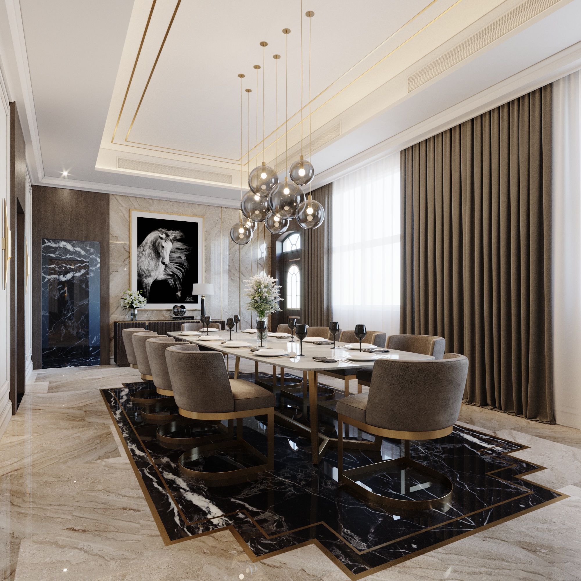 新古典主义别墅丨Shady Salah-10