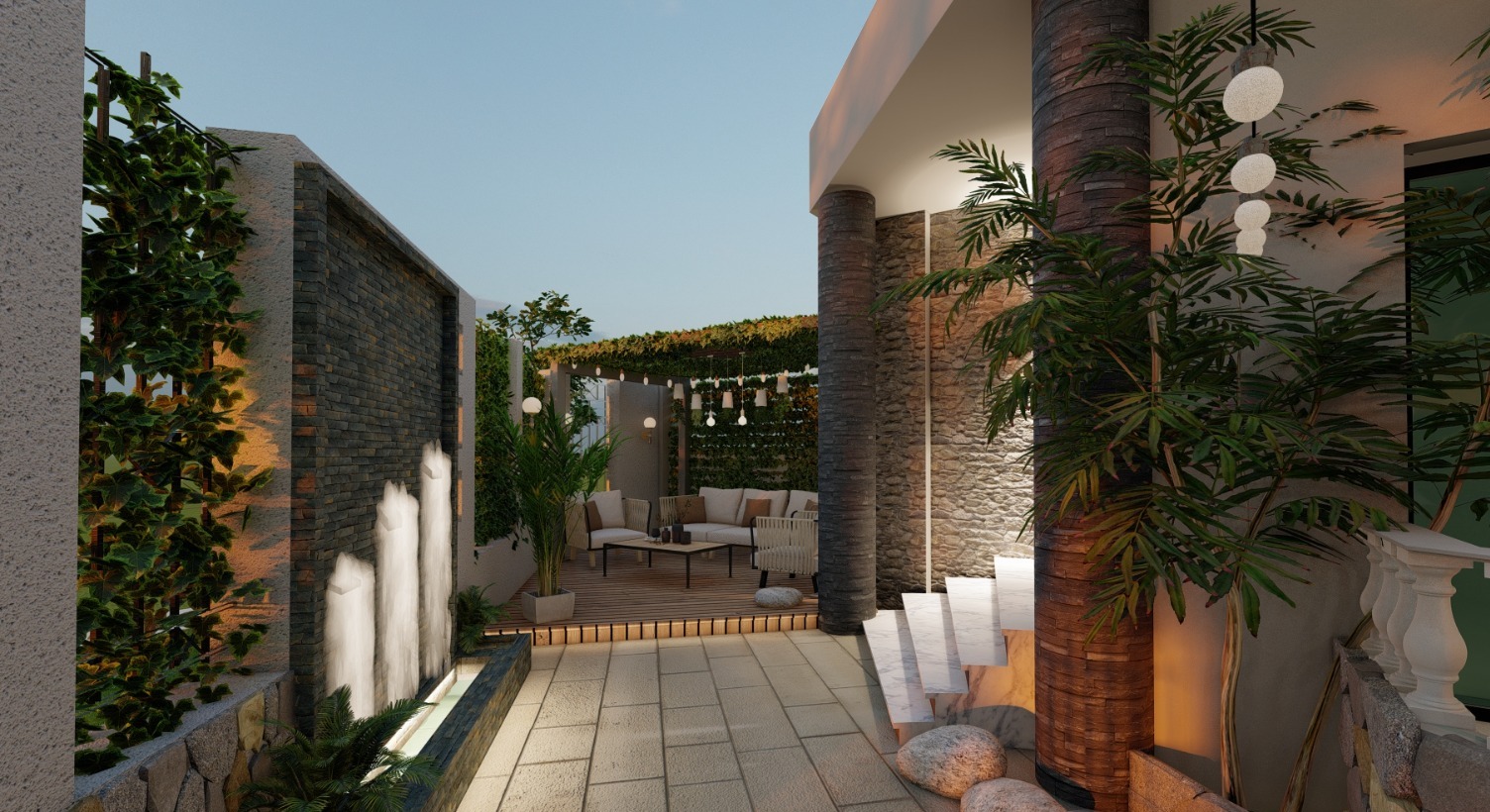 El Shorouk City私人别墅花园设计丨Cordoba Engineering & Construction-14