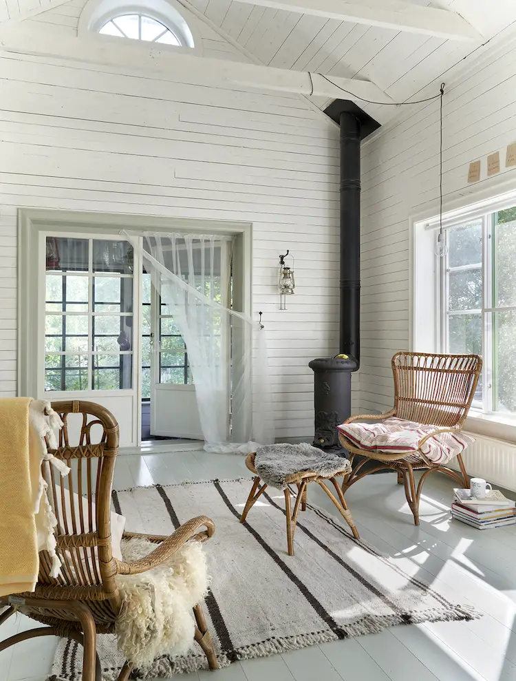 瑞典摄影师的复古水边夏日小屋-5