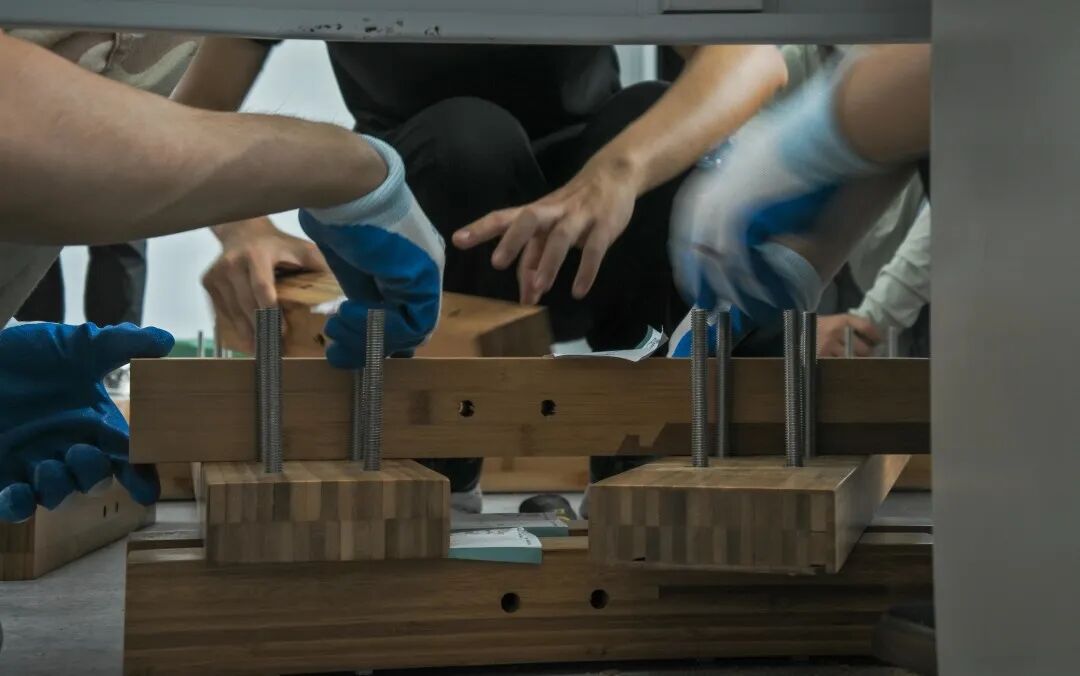 建城实践|2025年暑期工业竹搭建工作营浦口校区实验工坊自建活动成果展示-57