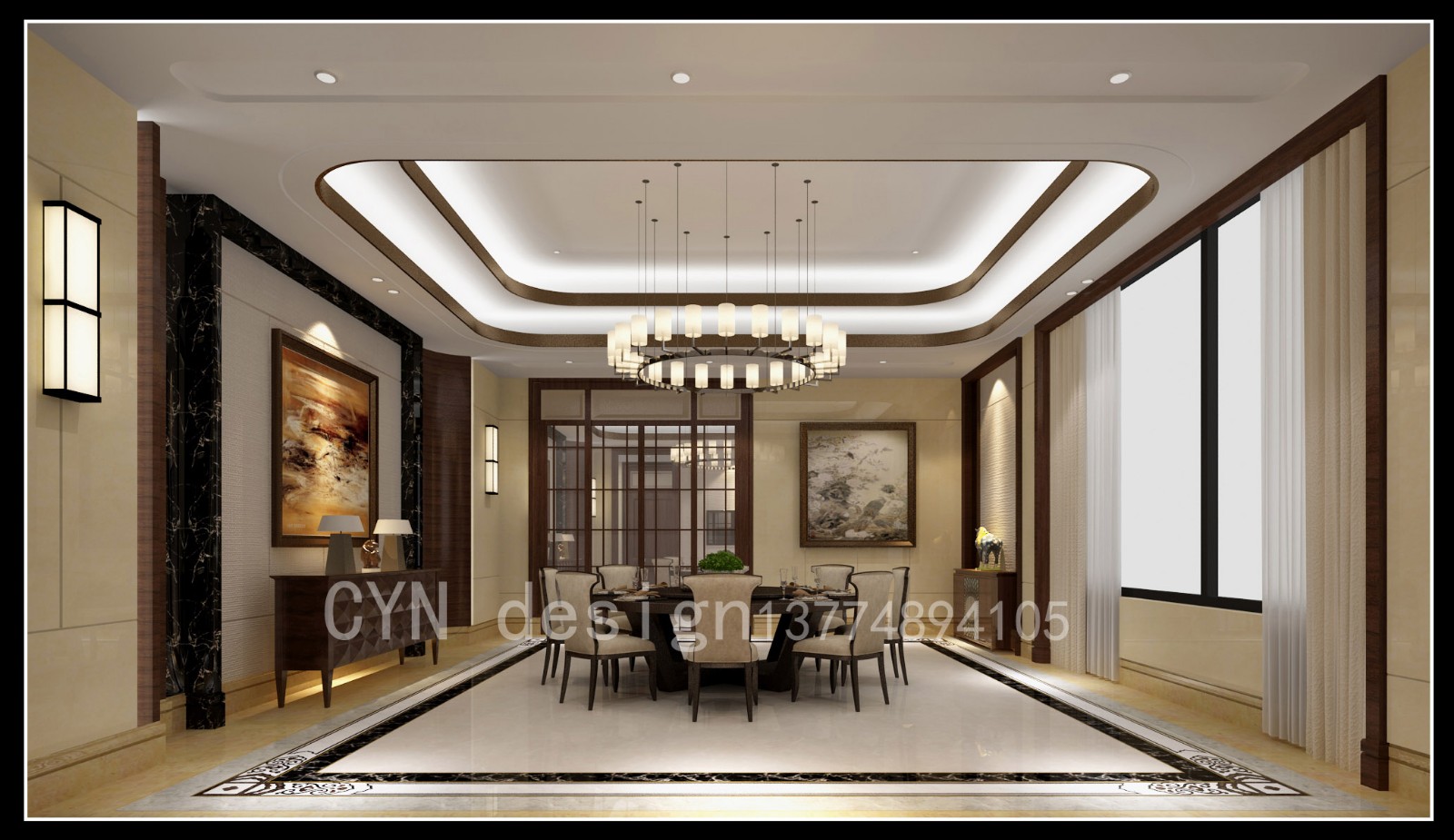 泉州晋江自建现代中式别墅-10