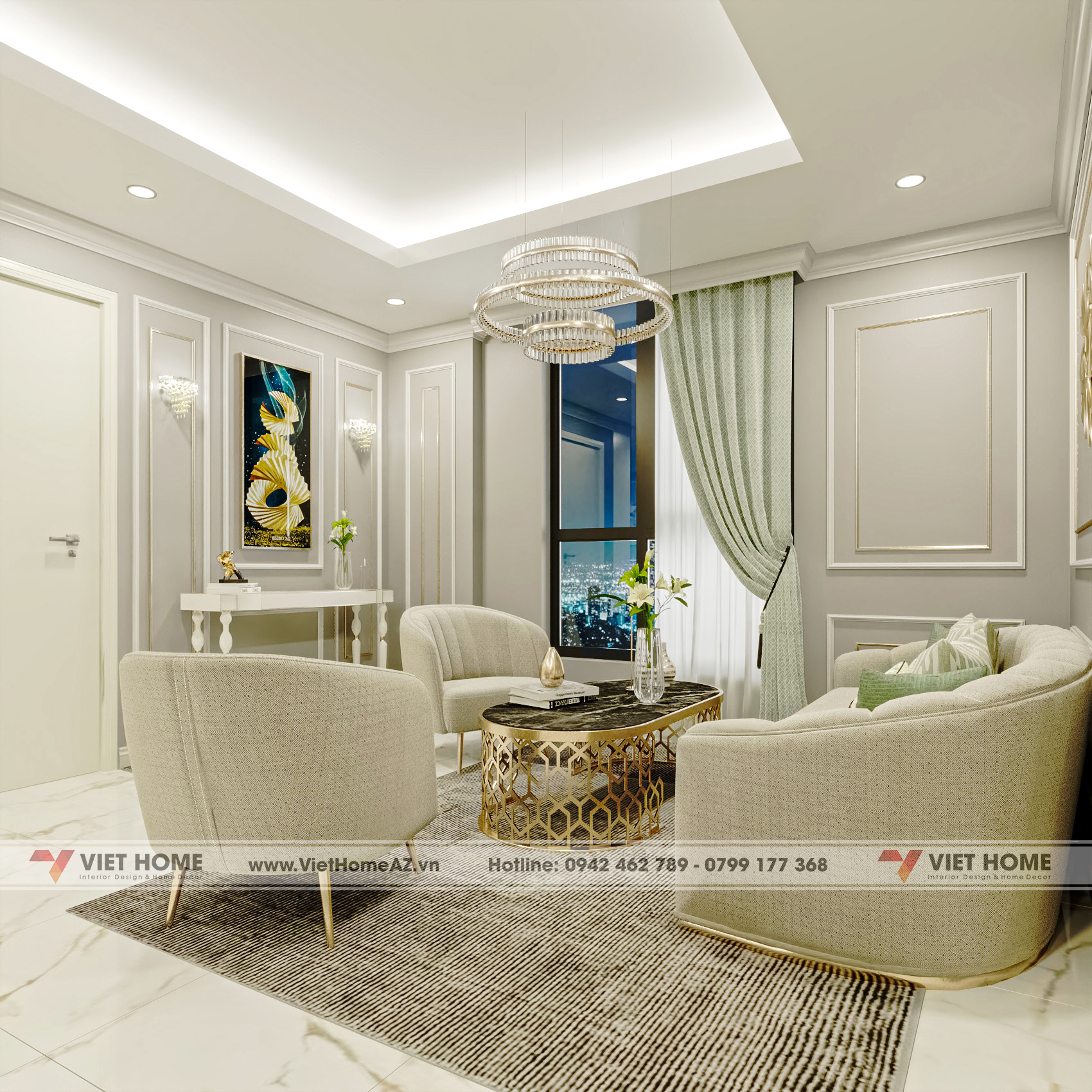 Beau Rivage Nha Trang 公寓室内设计丨越南丨VietHome-8