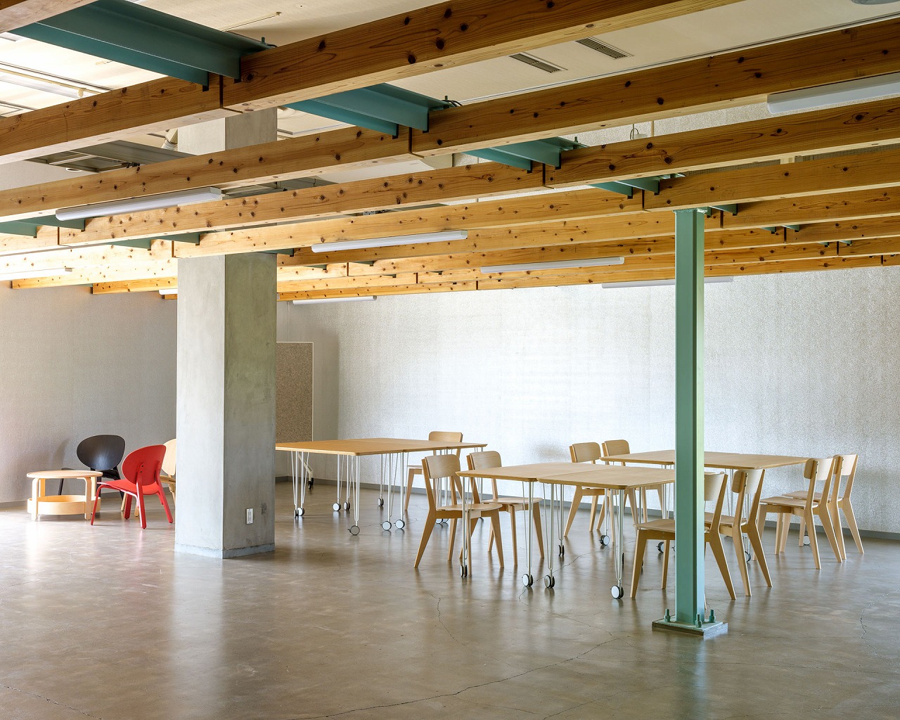 豊後大野市関係人口交流拠点施設 cocomio丨日本大分丨塩塚隆生アトリエ（意匠）,白橋祐二（構造）等-11