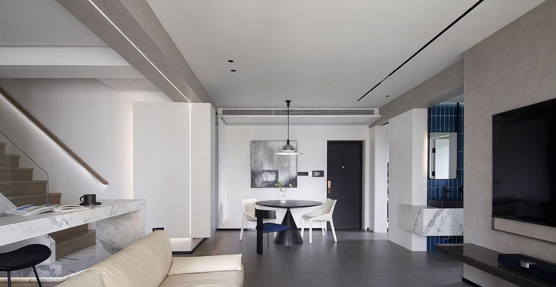 极简之美 · 105 平跃层多功能空间设计-27