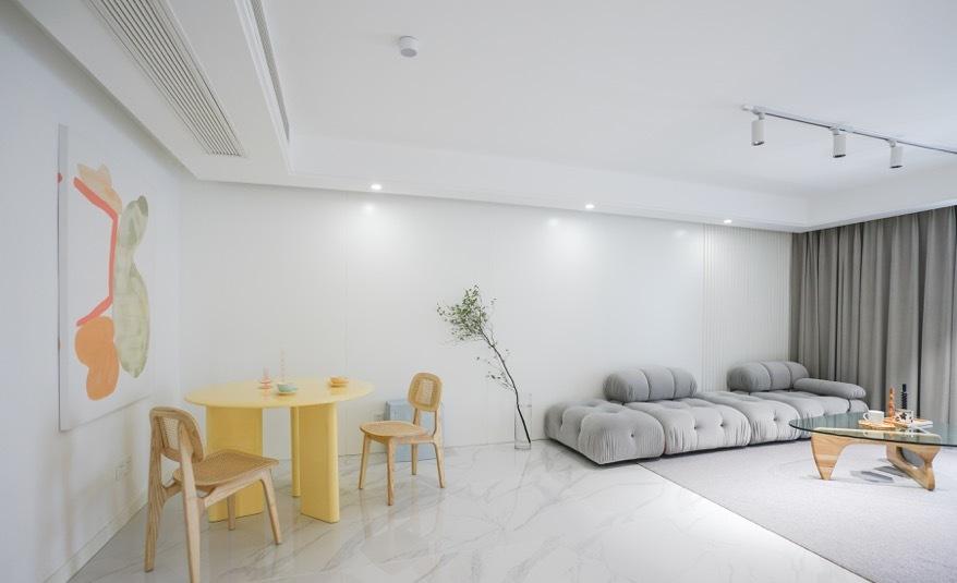 128㎡极简纯白空间设计-18