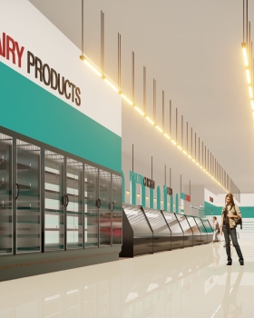 DIY store or super market design