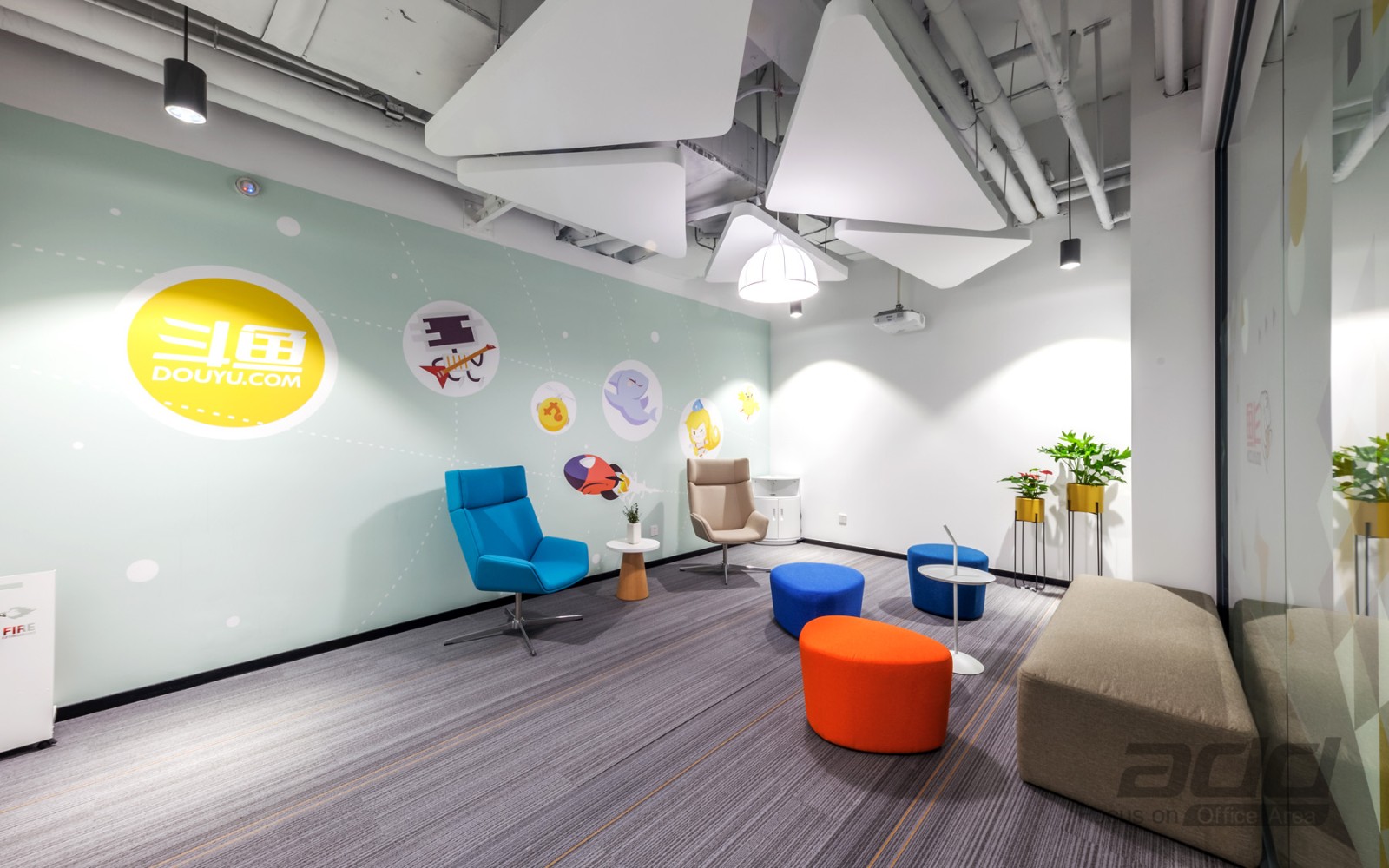 斗鱼总部办公室丨ADD写艺（上海写艺装饰公司）-14