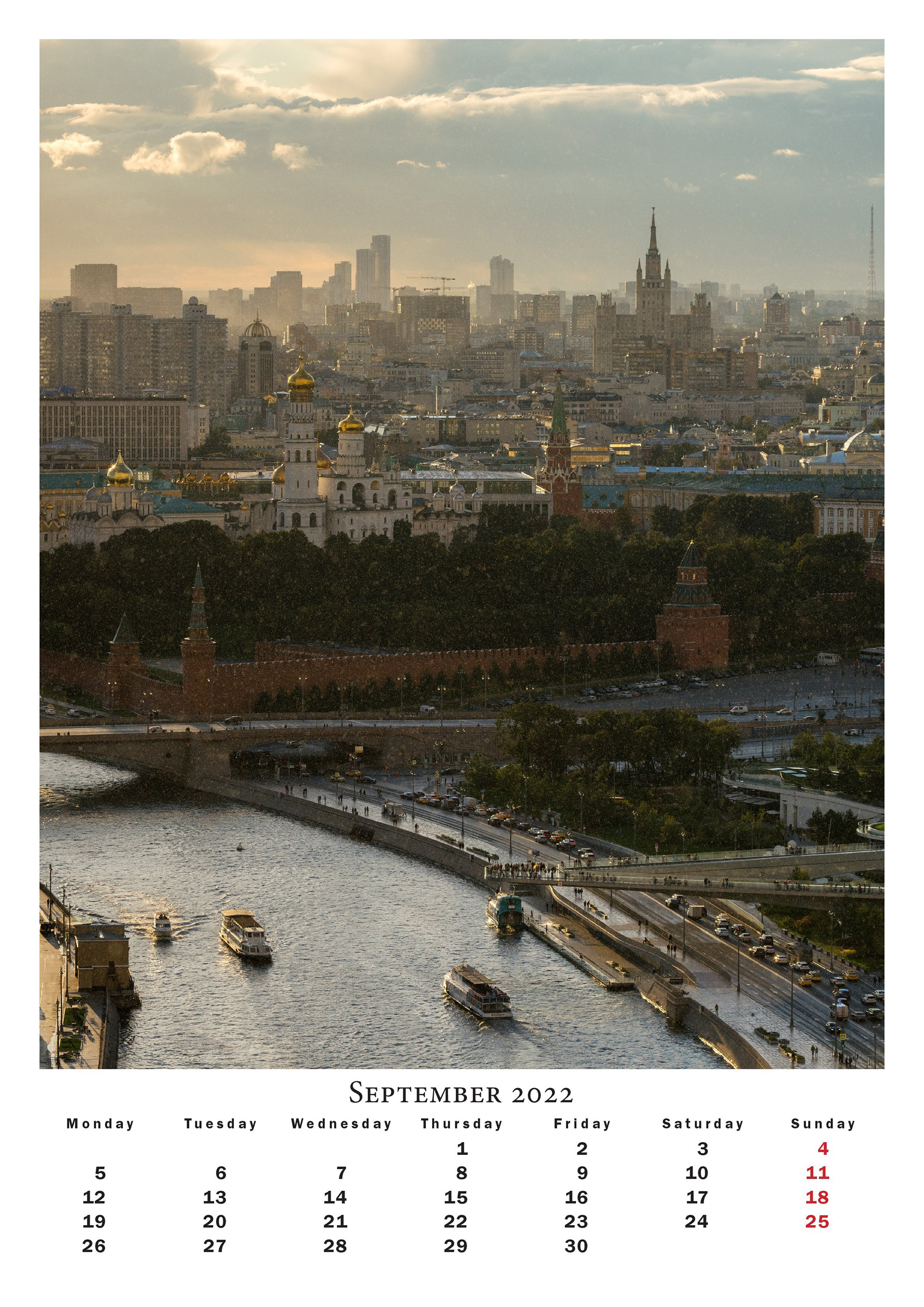 2022 年莫斯科日历丨RussiaMoscow-13