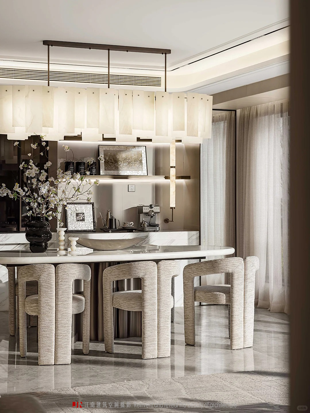 花叙窗语,慢踱时光间 · 样板房软装美学摄影丨紫香舸设计-2