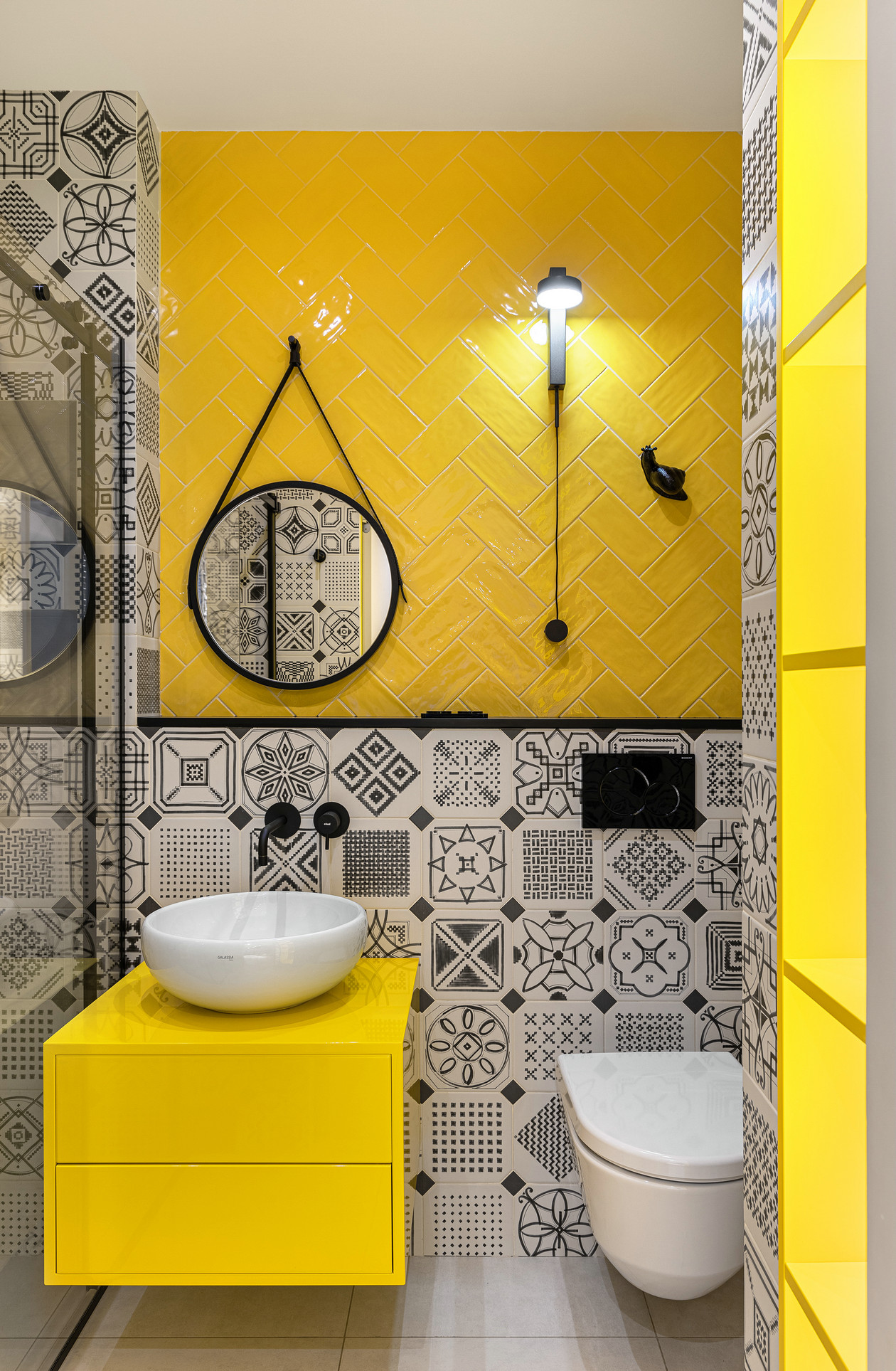 俄罗斯多彩色系公寓设计-18