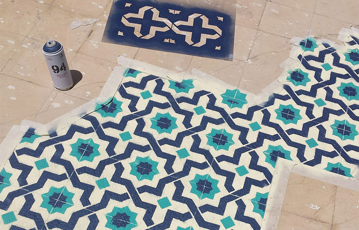 西班牙艺术家的地面彩绘 / Javier de Riba-71