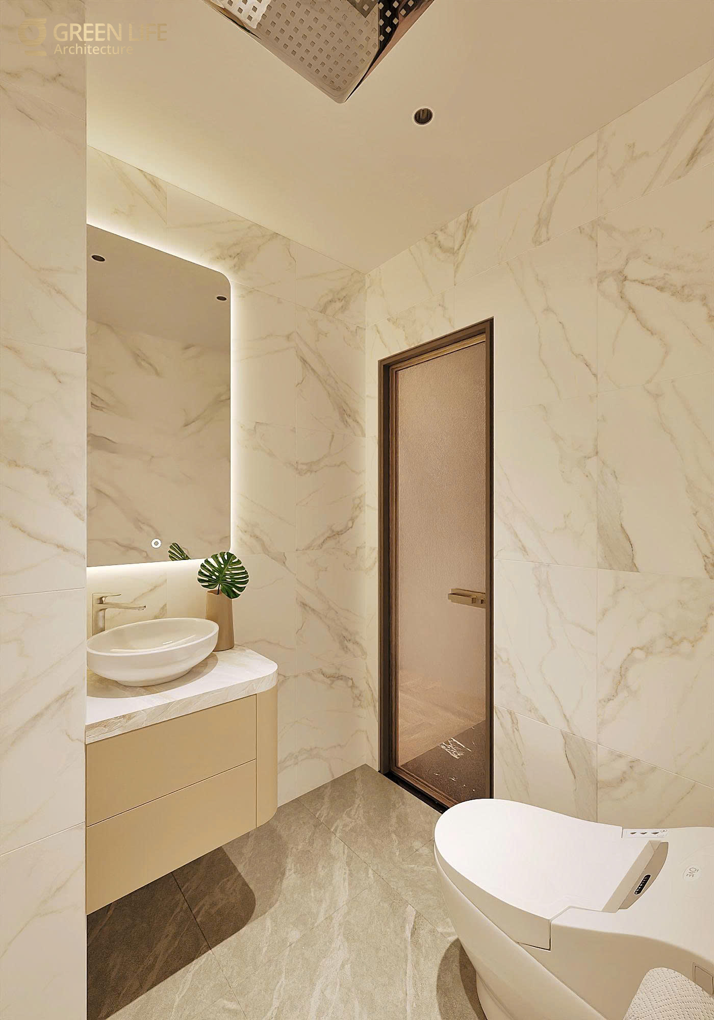 Neoclassical Townhouse Design | Green Life Architecture-27