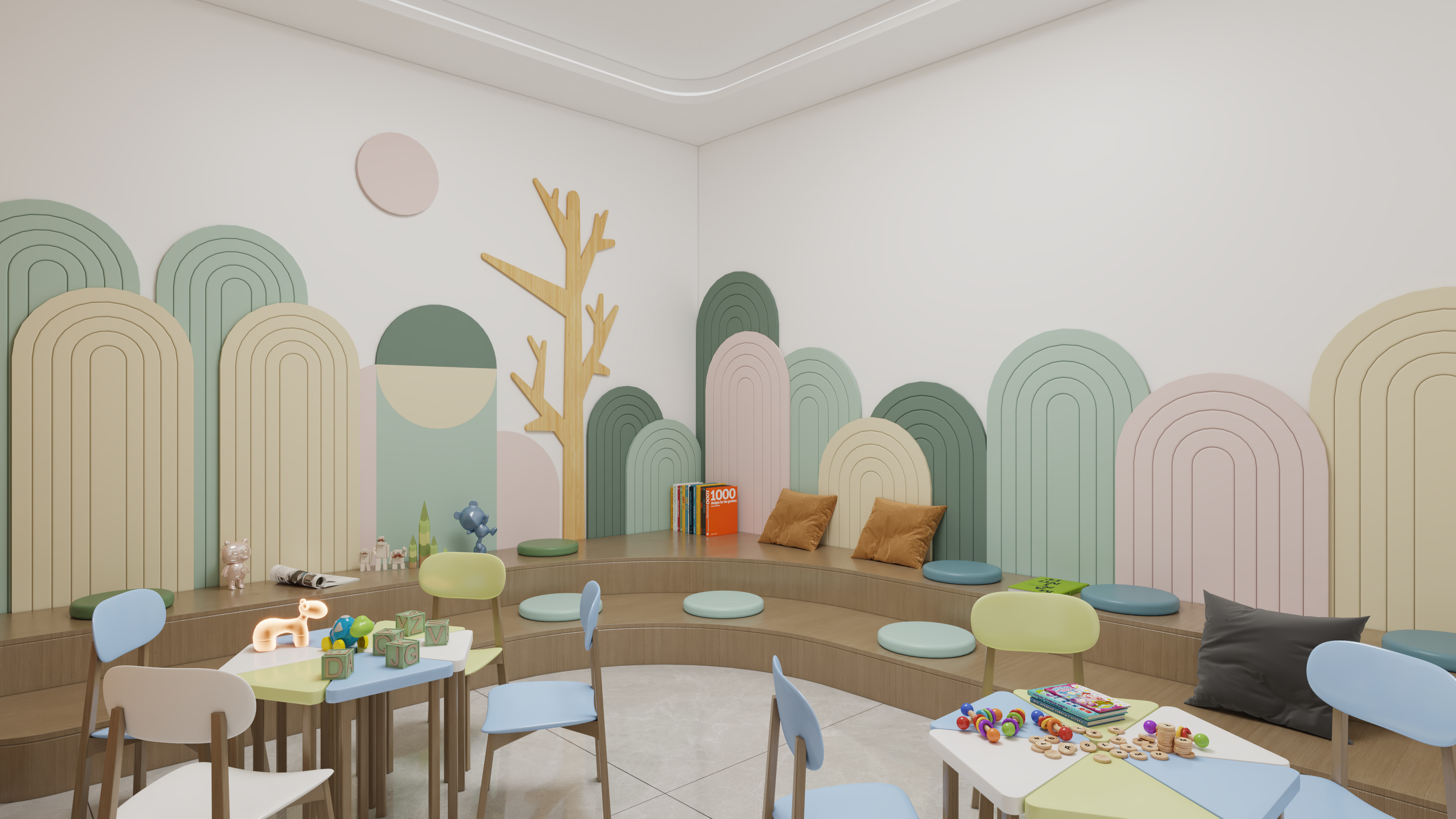 社区服务中心 / 某社区百姓客厅设计方案-10