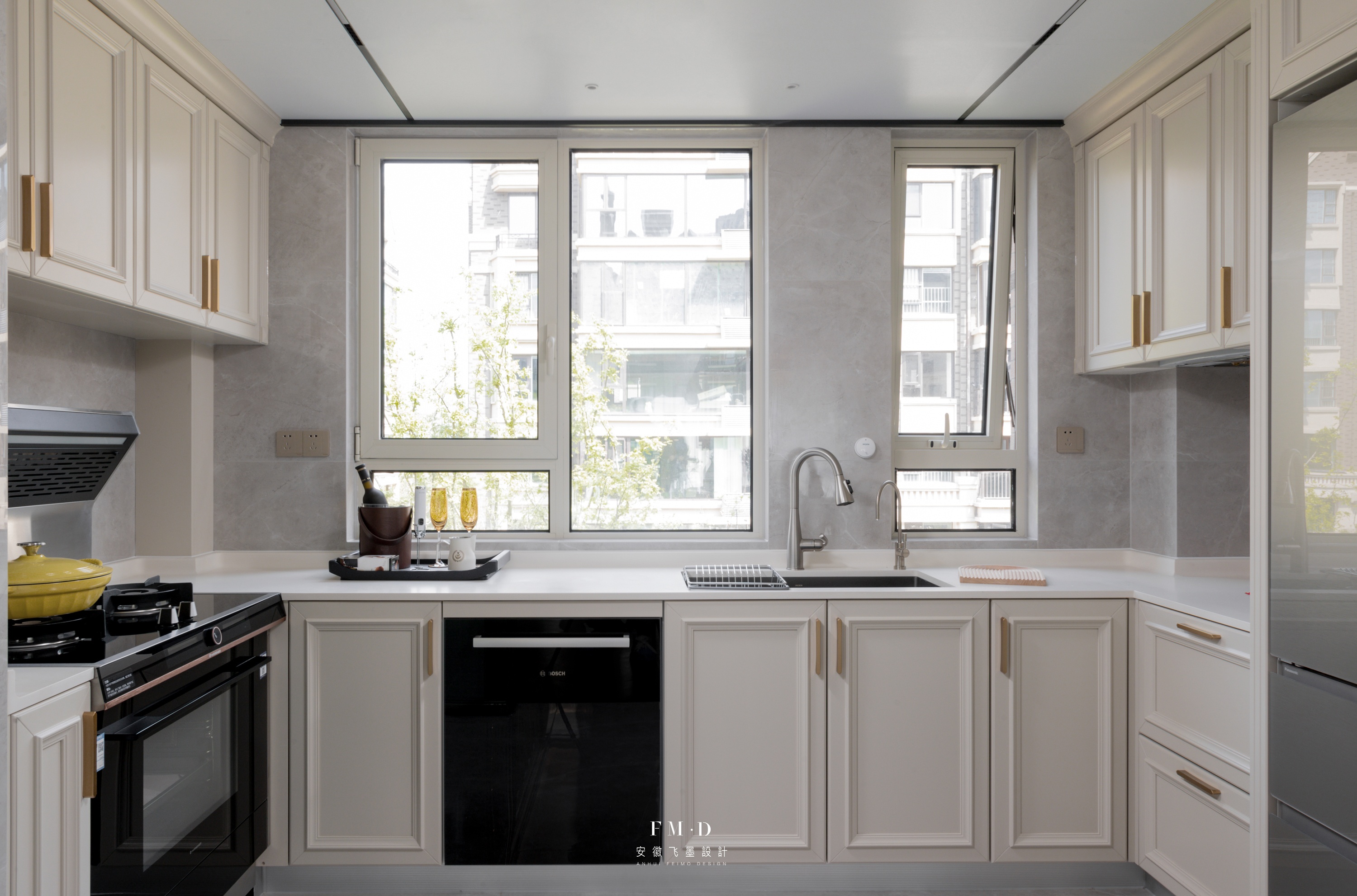 170㎡大平层美式风设计丨中国合肥丨飞墨设计组-43