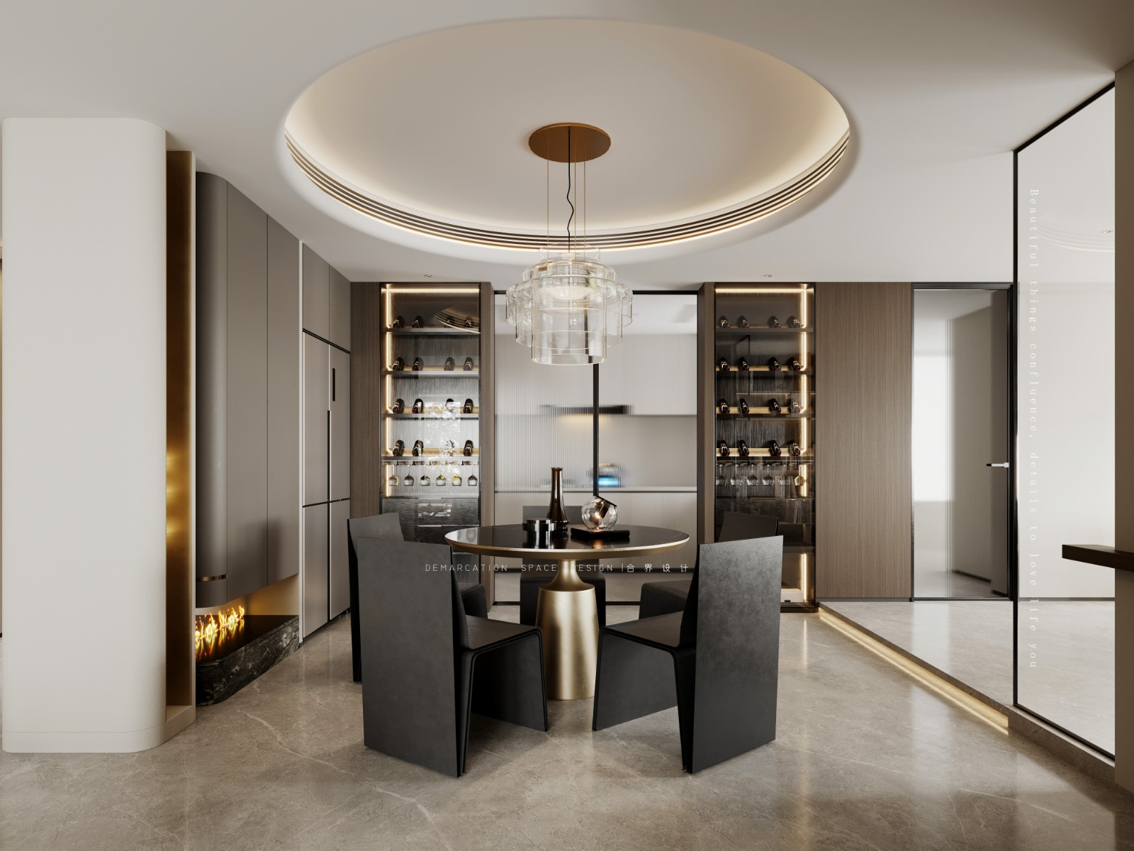 《焦糖拿铁》230㎡大平层私宅设计丨中国杭州丨合界设计-13