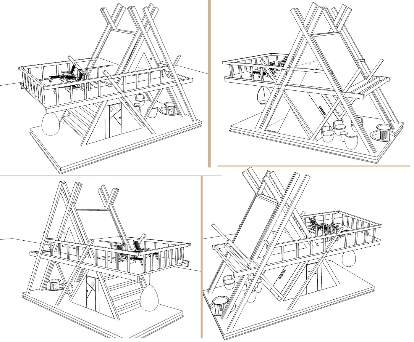 A1 框架豪华露营塔-10