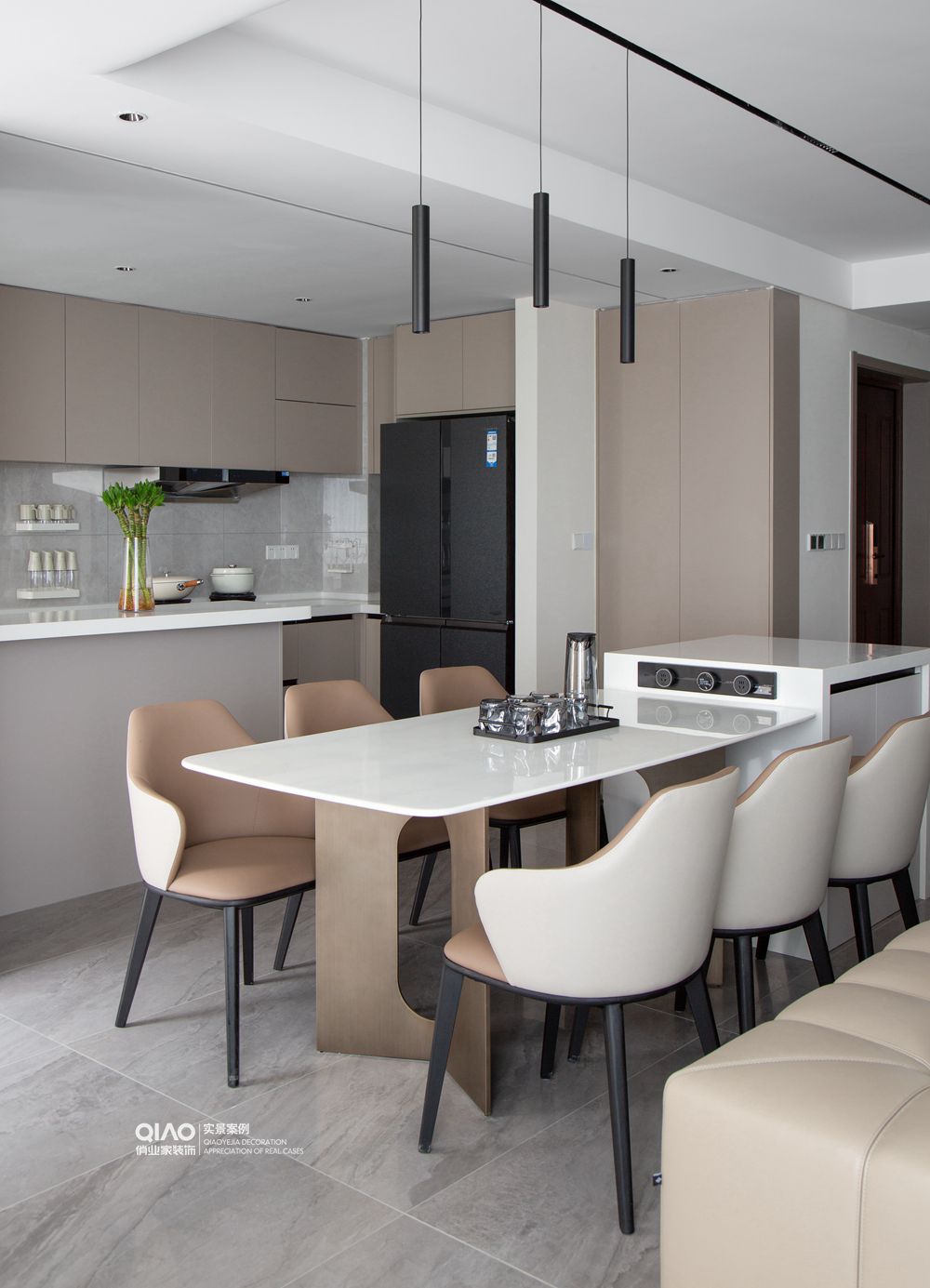 两江御园丹桂园现代简约风装修案例丨中国重庆丨重庆俏业家装饰-25