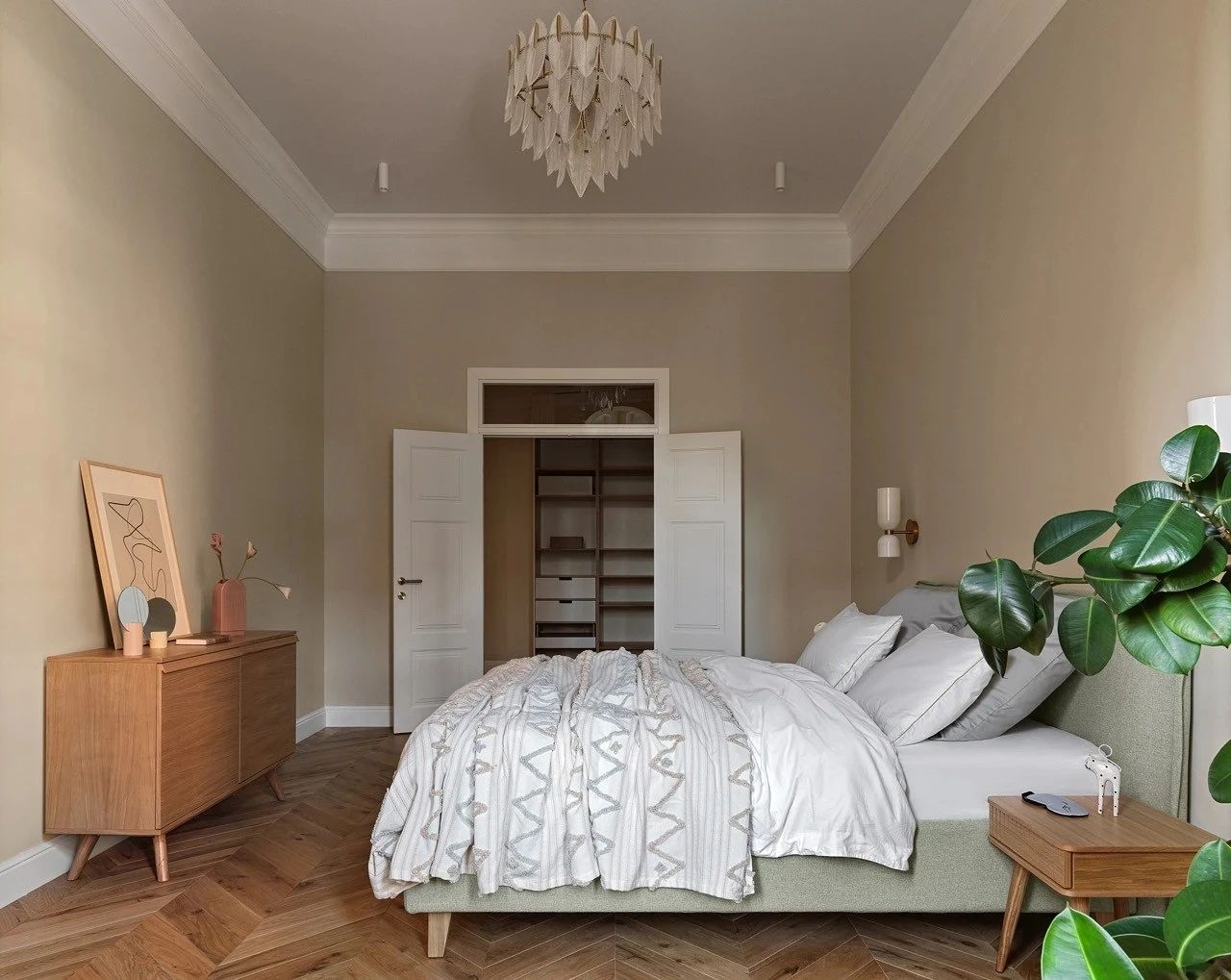 女孩的 68㎡复古优雅公寓设计-24