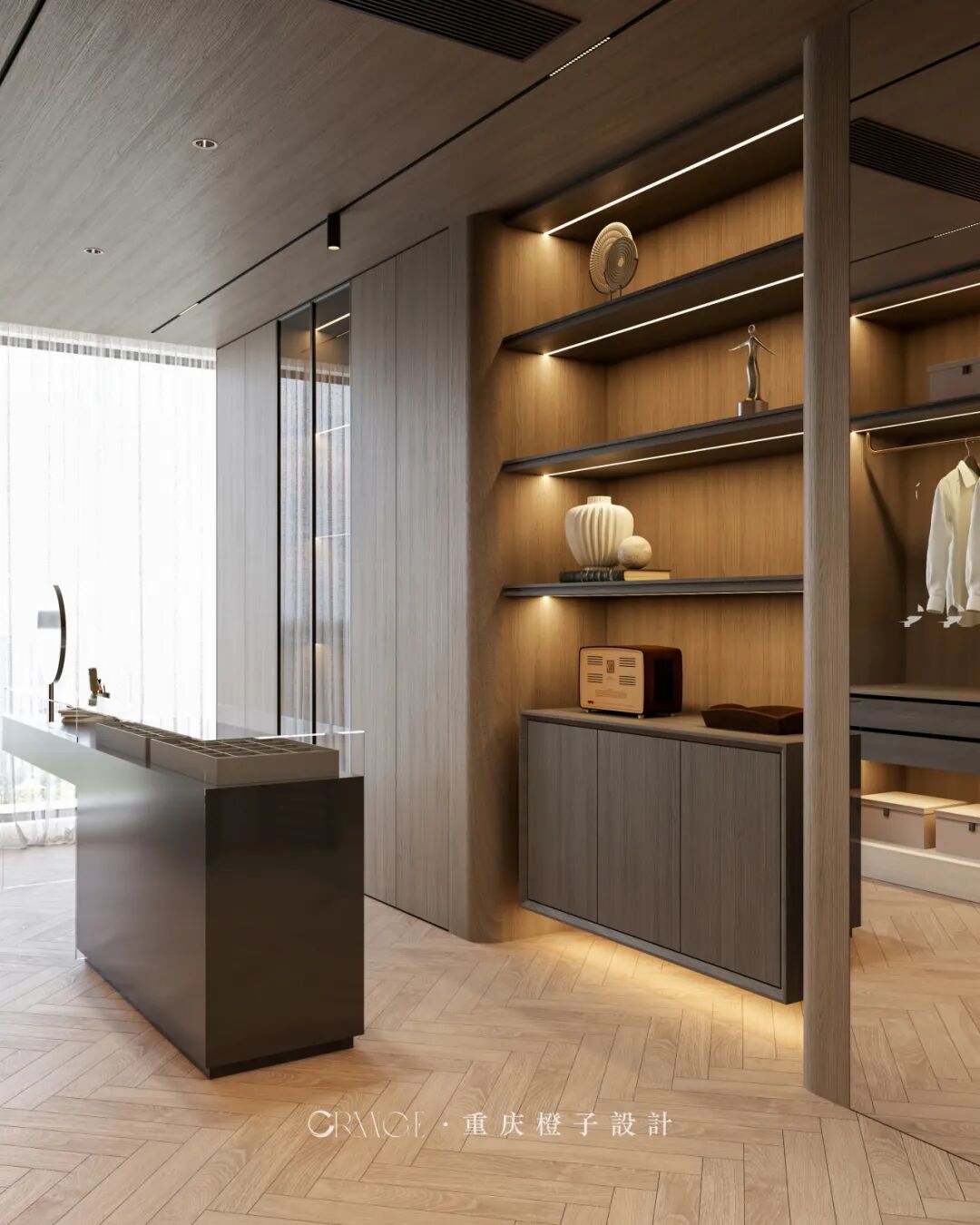 橙子新作||天澜美墅——家中“图书馆”-85