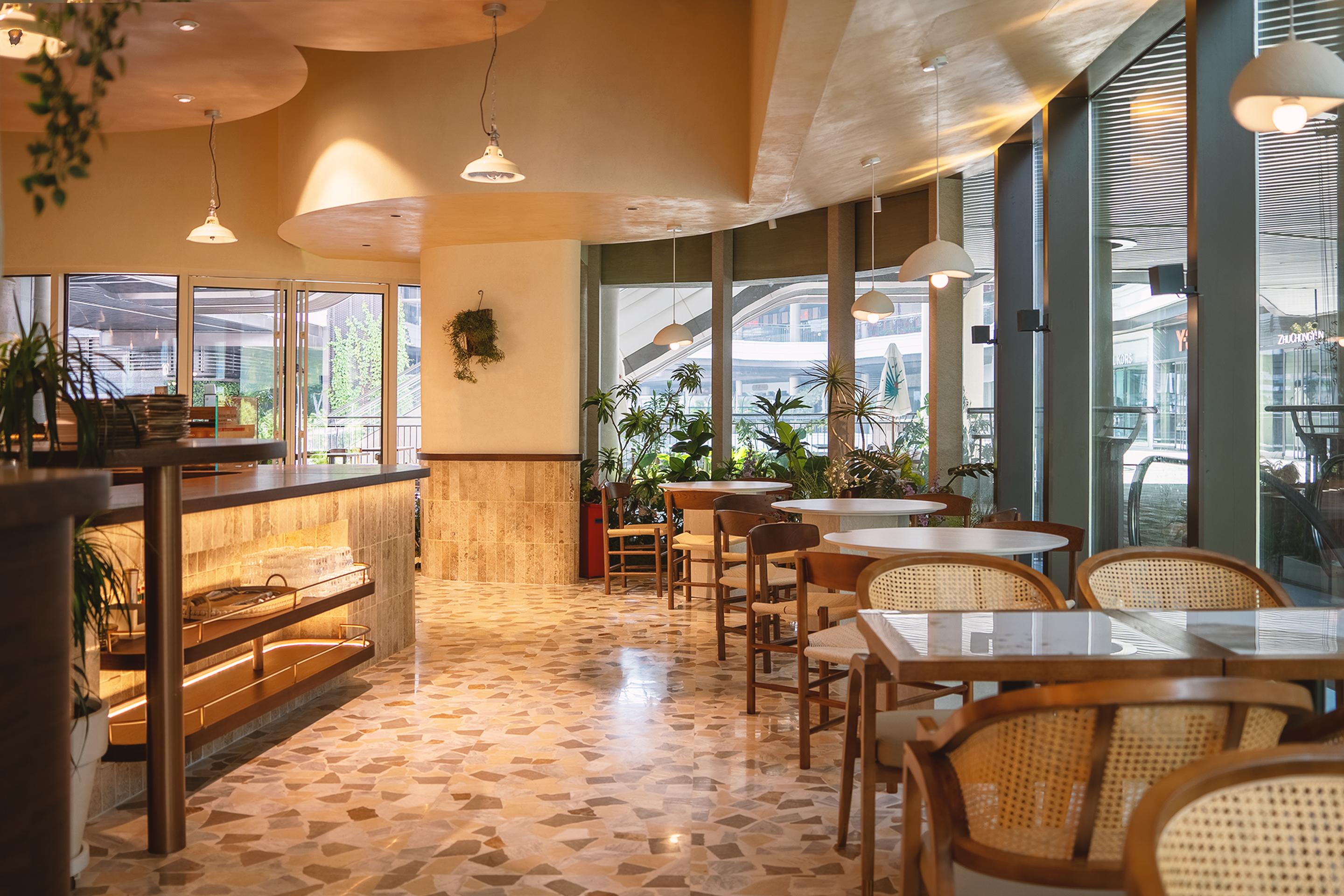 PAOPAO Marché全日轻食餐厅丨中国上海丨Atelier M2-52